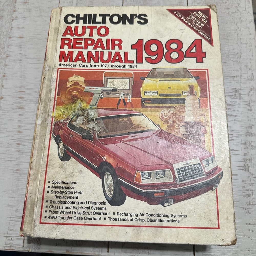 Chilton Auto Repair Manual 1984 American Cars 1977-1984 Hardcover 7325